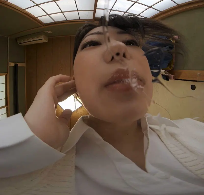 【VR】顔中ペロンペロンの唾だらーんのベッタベタ 3